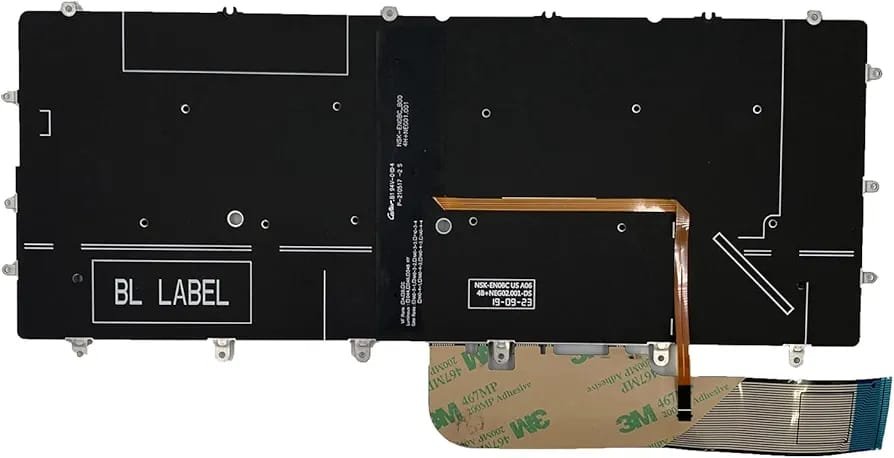 Dell XPS 9370 Backlit Keyboard